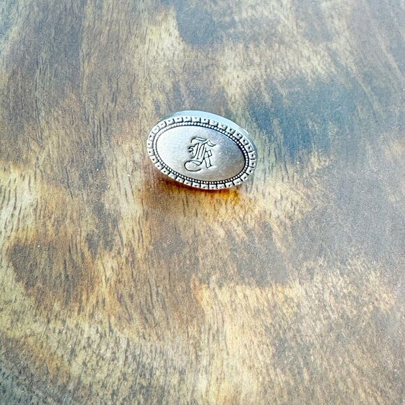 Vintage BRIAR Tie Clip Silver Tone Men Elegant Timeless Jr Oval - Picture 4 of 8